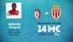 Officiel : Adama Traoré quitte Lille pour Monaco !