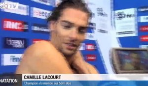 Natation / Coupe du Monde : Lacourt : "C'est un plaisir de nager devant ce public français"