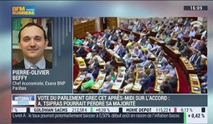 Le Parlement grec doit approuver le plan d'aide européen: Pierre-Olivier Beffy – 15/07