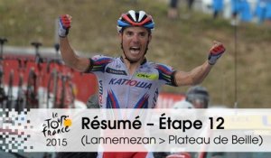 Résumé - Étape 12 (Lannemezan > Plateau de Beille) - Tour de France 2015