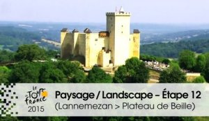 Paysage du jour / Landscape of the day - Étape 12 (Lannemezan > Plateau de Beille) - Tour de France 2015