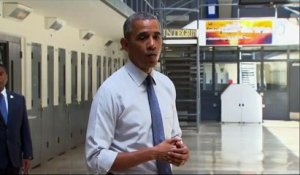 Obama : Premier président américain à visiter une prison
