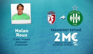 Officiel : Nolan Roux quitte Lille et s'engage avec l'ASSE !