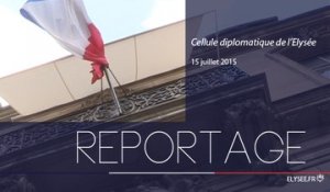 [REPORTAGE] Visite de la cellule diplomatique de l'Élysée