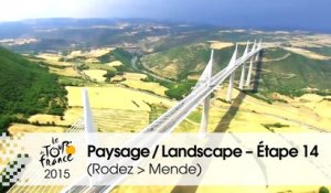 Paysage du jour / Landscape of the day - Étape 14 (Rodez > Mende) - Tour de France 2015