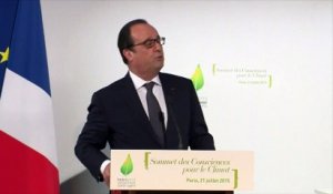 François Hollande réclame un accord ambitieux pour le climat en décembre 2015