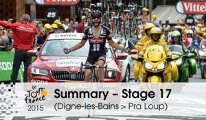 Summary - Stage 17 (Digne-les-Bains > Pra Loup) - Tour de France 2015