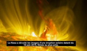 La Nasa dévoile d'incroyables images d'une éruption solaire