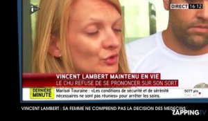 Vincent Lambert : Sa femme choquée après la décision des médecins