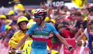 Tour de France : l'Italien Vincenzo Nibali s'impose dans la 19e étape à La Toussuire