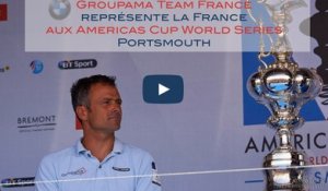 Groupama Team France représente la France aux Americas Cup World Series Portsmouth