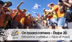 Caméra embarquée / On board camera - Stage 20 (Modane Valfréjus / Alpe d'Huez) - Tour de France 2015