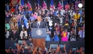 La visite d'Obama au Kenya s'achève sur un quasi discours à la nation