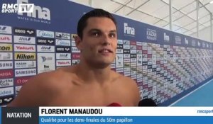 Mondiaux de natation - Manaudou : "C'est pas mal"