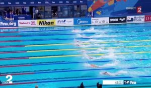 Mondiaux de natation : revivez la course victorieuse des Français sur le 4 x 100 m nage libre