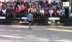 Mène 5, Finale du 95ème Grand Prix Bouliste, Sport Boules, Gap 2015