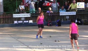 Mène 8, Finale du 95ème Grand Prix Bouliste, Sport Boules, Gap 2015