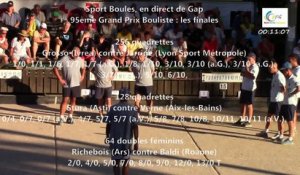 Mène 14, Finale du 95ème Grand Prix Bouliste, Sport Boules, Gap 2015