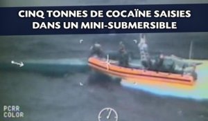 Cinq tonnes de cocaïne saisies dans un mini-submersible