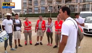 Tour de France en caravane de la Croix-Rouge pour enseigner les gestes qui sauvent