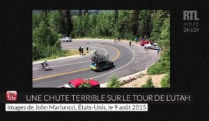 Cyclisme : très violente chute sur le Tour de l'Utah