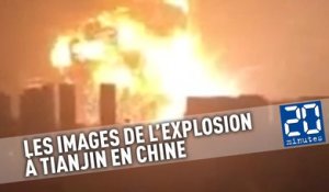 Les images de l'énorme explosion à Tianjin en Chine