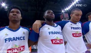 Basket : les Bleus entonnent la Marseillaise a capella en Serbie