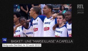 La belle "Marseillaise" a capella des basketteurs français
