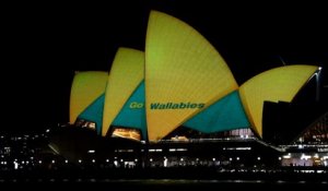 Rugby: l'opéra de Sydney aux couleurs desWallabies