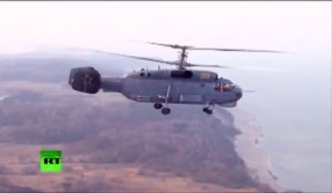 Des hélicoptères de l’aéronautique navale russe cherchent un sous-marin