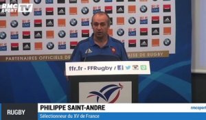 XV de France - PSA : "Donner du temps de jeu à tout le monde"