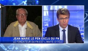 Jean-Marie Le Pen est "indigné" par son exclusion du FN