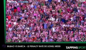 Lionel Messi rate complètement son premier penalty de la saison
