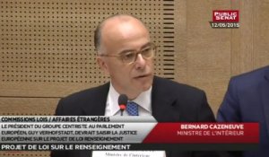 Audition de Jean-Yves Le Drian et de Bernard Cazeneuve sur le projet de Loi sur le renseignement - Audition