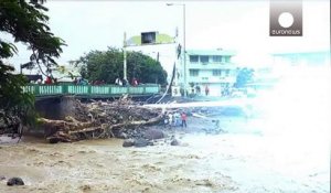 La tempête Erika ravage la Dominique et poursuit sa route dans les Caraïbes