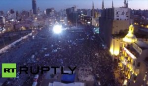 Liban : des drones survolent la manifestation «Vous Puez» à Beyrouth