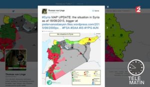 Le meilleur cartographe de la situation en Syrie est un lycéen - 2015/09/01