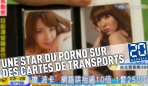Une star du porno sur des cartes de transports