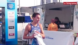 Triathlon de Quiberon. Victoire de Pierre Le Corre