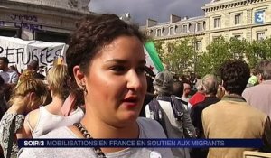 Des manifestations de solidarité envers les migrants dans plusieurs villes de France