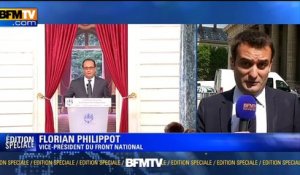 Philippot sur la conférence de Hollande: "un président dépassé par les crises"