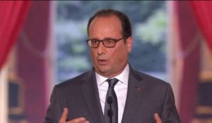François Hollande : "Mieux organiser le travail, y compris le temps de travail"