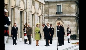 Quand Elizabeth II rencontre les Pompidou