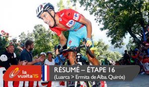 Résumé - Étape 16 (Luarca / Ermita de Alba. Quirós) - La Vuelta a España 2015