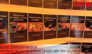 Les buralistes manifestent à Rennes contre le projet de paquet de cigarettes neutre