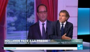 Hollande face à la presse : un président trop flou ?