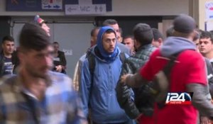 Migrants speak to i24news after arriving in Vienna from Hungary