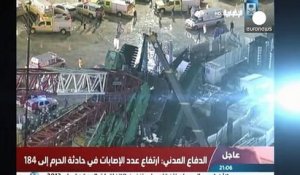 Arabie Saoudite : au moins 87 morts dans la chute d'une grue à La Mecque