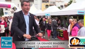 CAP D'AGDE - 2015 - Formidable succès  pour la 8ème Grande Braderie  du  Cap d’Agde