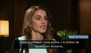 Rania de Jordanie appelle à la mobilisation de tous pour accueillir les Syriens